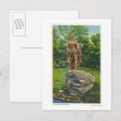 Uitzicht van het hoofdstadje Pilgrim Briefkaart (Voorkant / Achterkant)