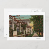 Uitzicht van het Hotel Maryland & Pergola Briefkaart (Voorkant / Achterkant)