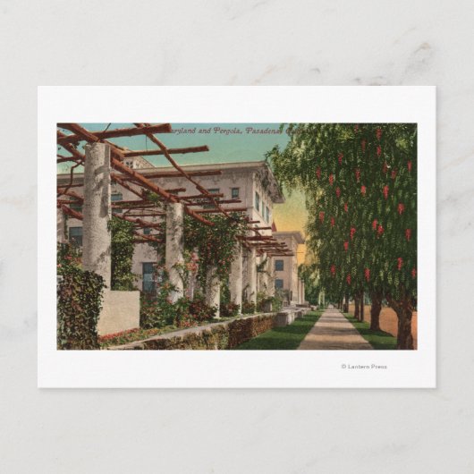 Uitzicht van het Hotel Maryland & Pergola Briefkaart (Voorkant)