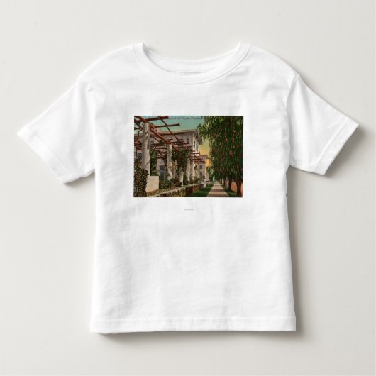 Uitzicht van het Hotel Maryland & Pergola Kinder Shirts (Voorkant)