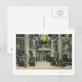 Uitzicht van het Hotel Rochester Lobby Briefkaart (Voorkant / Achterkant)