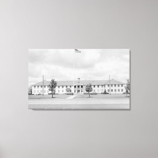 Uitzicht van het HQ-gebouw Canvas Afdruk (Voorkant)