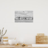 Uitzicht van het HQ-gebouw Poster (Keuken)