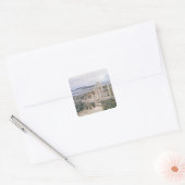 Uitzicht van het Huis van Cleopatra Vierkante Sticker (Envelop)