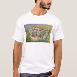 Uitzicht van het Ierse dorp T-shirt
