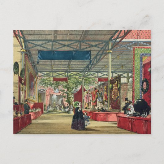 Uitzicht van het Indiase deel van de Grote tentoon Briefkaart (Voorkant)