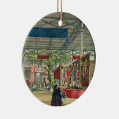 Uitzicht van het Indiase deel van de Grote tentoon Keramisch Ornament (Rechts)