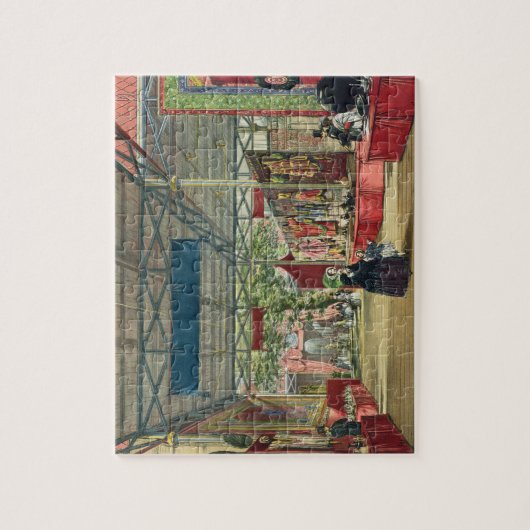 Uitzicht van het Indiase deel van de Grote tentoon Legpuzzel (Verticaal)