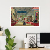 Uitzicht van het Indiase deel van de Grote tentoon Poster (Thuiskantoor)