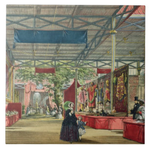 Uitzicht van het Indiase deel van de Grote tentoon Tegeltje