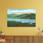 Uitzicht van het Indische meer en het Snowy-geberg Canvas Afdruk (Insitu (Woonkamer))