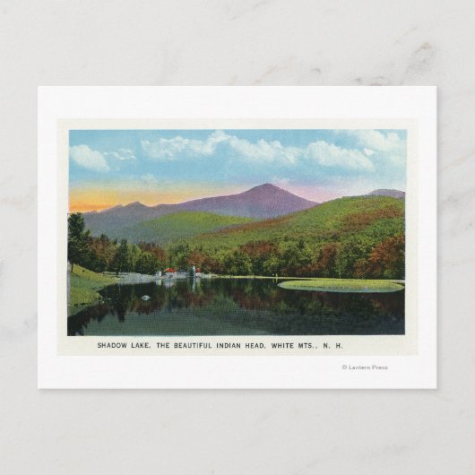 Uitzicht van het Indische Schaduwmeer Briefkaart (Voorkant)