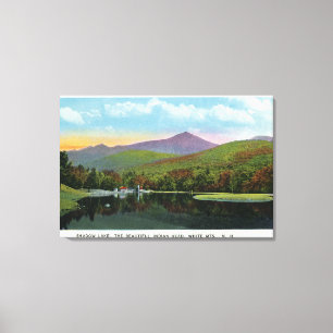 Uitzicht van het Indische Schaduwmeer Canvas Afdruk