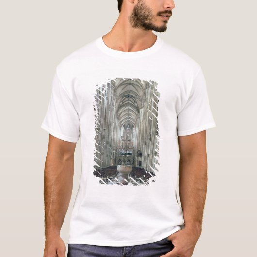 Uitzicht van het interieuruitziende oosten , begon t-shirt (Voorkant)
