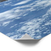 Uitzicht van het internationale ruimtestation van  poster (Hoek)