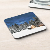 Uitzicht van het kajuitgebergte bier onderzetter (Linkerzijde)