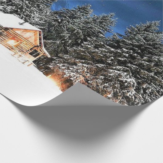 Uitzicht van het kajuitgebergte cadeaupapier (Hoek)