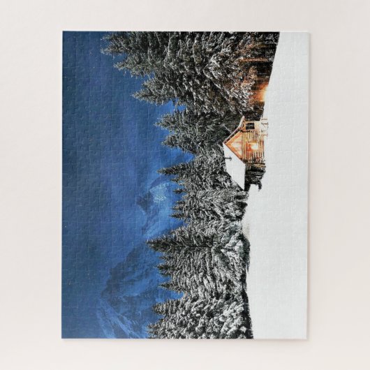 Uitzicht van het kajuitgebergte legpuzzel (Verticaal)