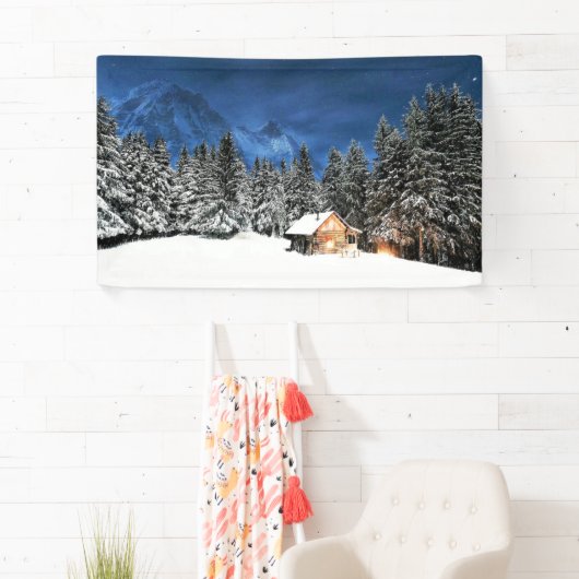 Uitzicht van het kajuitgebergte spandoek (Insitu)