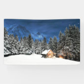 Uitzicht van het kajuitgebergte spandoek (Horizontaal)