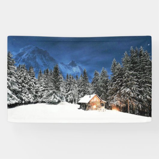 Uitzicht van het kajuitgebergte spandoek (Horizontaal)