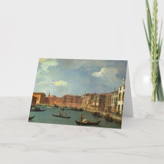 Uitzicht van het Kanaal van Kerstman Chiara, Feestdagen Kaart (Voorkant)