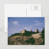 Uitzicht van het kasteel briefkaart (Voorkant / Achterkant)