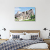 Uitzicht van het kasteel canvas afdruk (Insitu (Slaapkamer))
