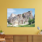 Uitzicht van het kasteel canvas afdruk (Insitu (Woonkamer))