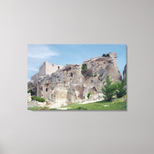 Uitzicht van het kasteel canvas afdruk (Voorkant)