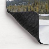 Uitzicht van het kasteel in de winter muismat (Hoek)