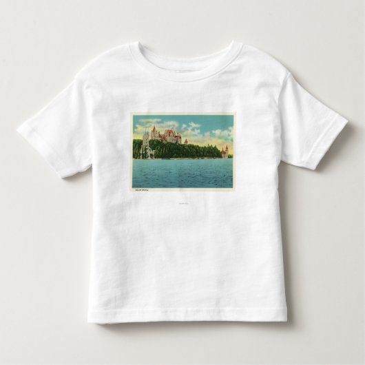 Uitzicht van het kasteel van Boldt Kinder Shirts (Voorkant)