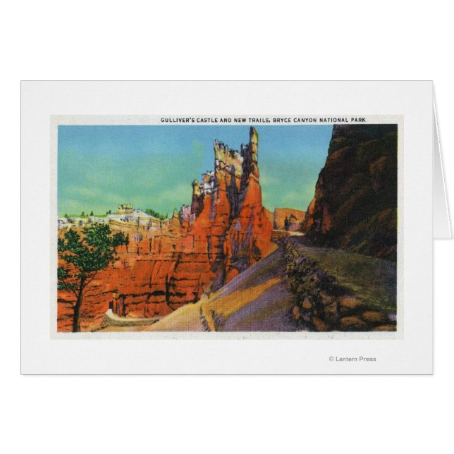 Uitzicht van het kasteel van Gulliver en van New T (Voorkant Horizontaal)