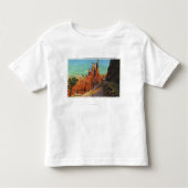Uitzicht van het kasteel van Gulliver en van New T Kinder Shirts (Voorkant)
