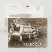 Uitzicht van het kasteel van Morro, Havana, Cuba Briefkaart (Voorkant / Achterkant)