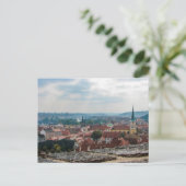 Uitzicht van het kasteel van Praag - Briefkaart (Staand voorkant)