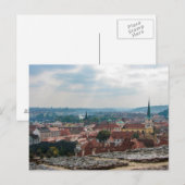 Uitzicht van het kasteel van Praag - Briefkaart (Voorkant / Achterkant)
