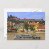 Uitzicht van het kasteel van Praag en stad door Vl Briefkaart (Voorkant / Achterkant)