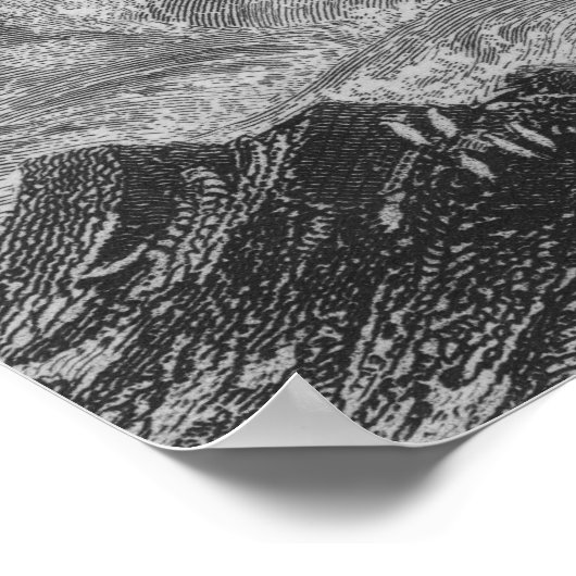 Uitzicht van het kasteel van Slaines, nabij Peterh Poster (Hoek)