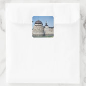 Uitzicht van het kasteel van Vadstena, ingebouwd i Vierkante Sticker (Tas)