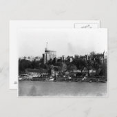 Uitzicht van het kasteel van Windsor, over de Thee Briefkaart (Voorkant / Achterkant)