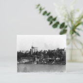 Uitzicht van het kasteel van Windsor, over de Thee Briefkaart (Staand voorkant)