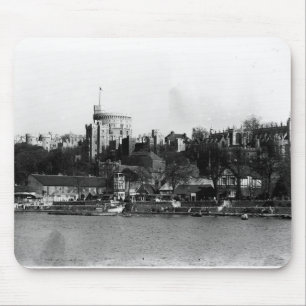 Uitzicht van het kasteel van Windsor, over de Thee Muismat