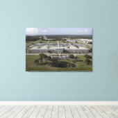 Uitzicht van het Kennedy Space Center Canvas Afdruk (Insitu (Houten vloer))