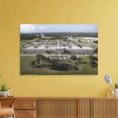 Uitzicht van het Kennedy Space Center Canvas Afdruk (Insitu (Woonkamer))