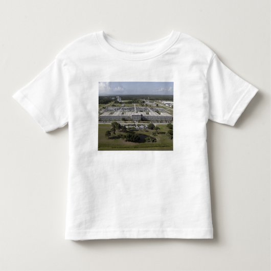 Uitzicht van het Kennedy Space Center Kinder Shirts (Voorkant)
