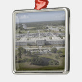 Uitzicht van het Kennedy Space Center Metalen Ornament (Links)