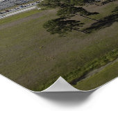 Uitzicht van het Kennedy Space Center Poster (Hoek)