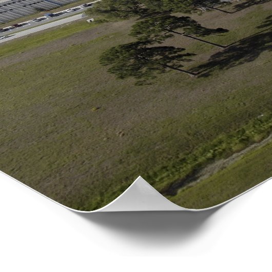 Uitzicht van het Kennedy Space Center Poster (Hoek)