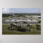 Uitzicht van het Kennedy Space Center Poster (Voorkant)